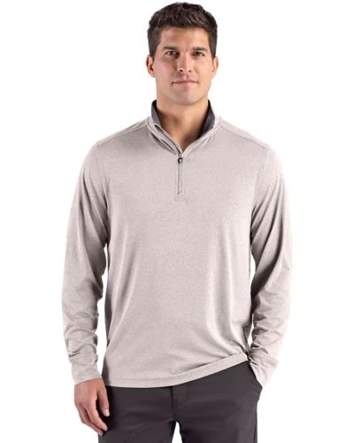 Cutter & Buck Forge Recycled Four-Way Stretch Mens Quarter Zip Pullover1