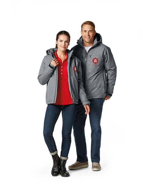 Man and woman modeling their Clique Men's Kingsland Waterproof Jacket