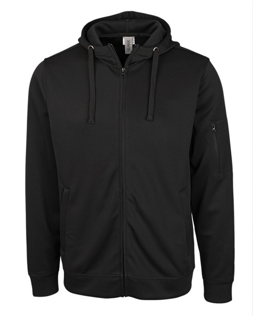 Plain Black Hoodie Jacket with zipper