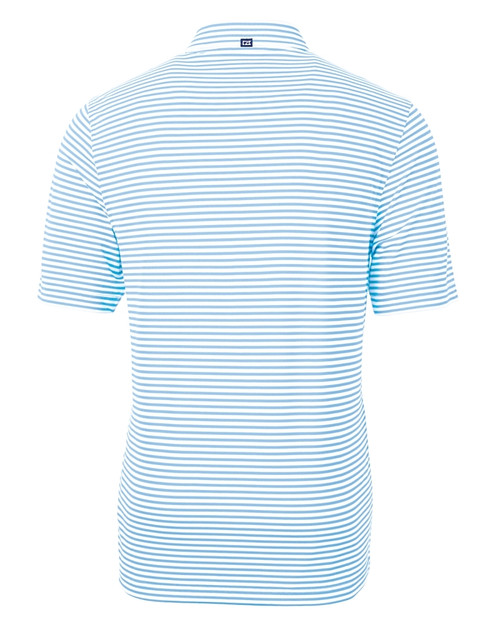 Cutter & Buck Virtue Eco Pique Stripe Recycled Mens Polo ALS_MANNB_HG 1