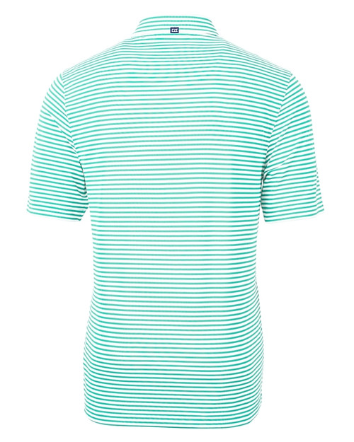 Cutter & Buck Virtue Eco Pique Stripe Recycled Mens Polo FRM_MANNB_HG 1