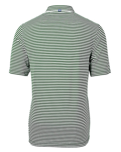 Cutter & Buck Virtue Eco Pique Stripe Recycled Mens Polo HT_MANNB_HG 1