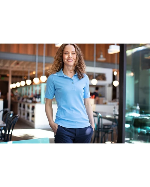 Cutter & Buck Virtue Eco Pique Recycled Womens Polo ALS_LFS_HG 1