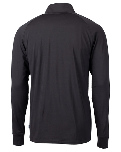 Cutter & Buck Adapt Eco Knit Stretch Recycled Mens Big and Tall Quarter Zip Pullover BL_MANNB_HG 1