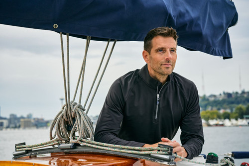 Cutter & Buck Adapt Eco Knit Stretch Recycled Mens Big and Tall Quarter Zip Pullover8