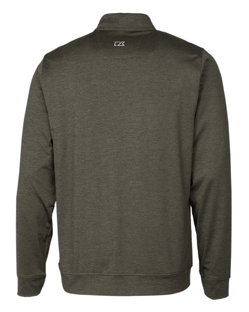 Heathered Quarter Zip Mens Pullover