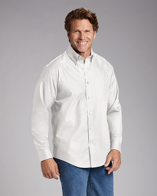 Epic Easy Care Fine Twill Mens Big and Tall Dress Shirt