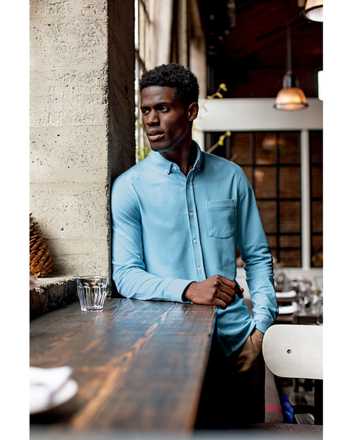 Men's Reach Oxford Button Front L/S 3