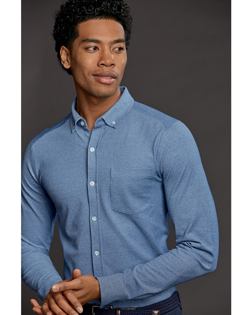 Men's Reach Oxford Button Front L/S 5