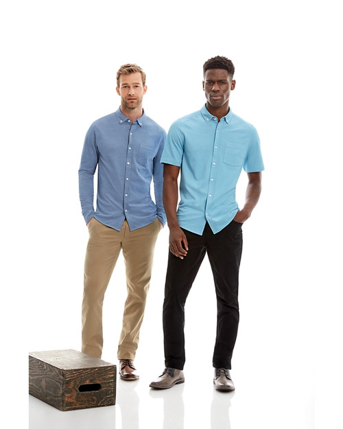 Men's Reach Oxford Button Front L/S 7