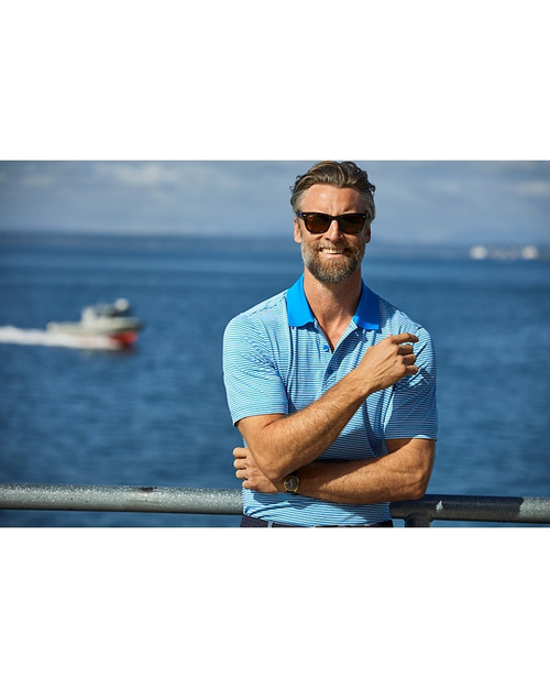 Men's Forge Polo Tonal Stripe  9