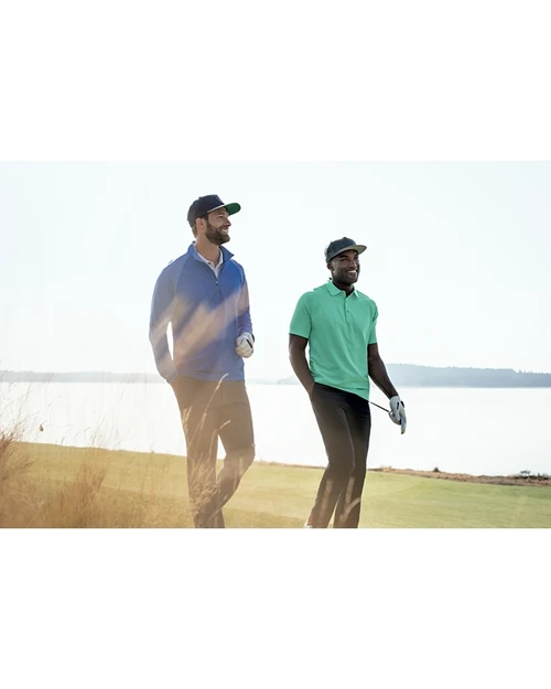 Two men golfing
