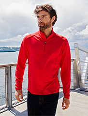 Man in Cutter and Buck apparel