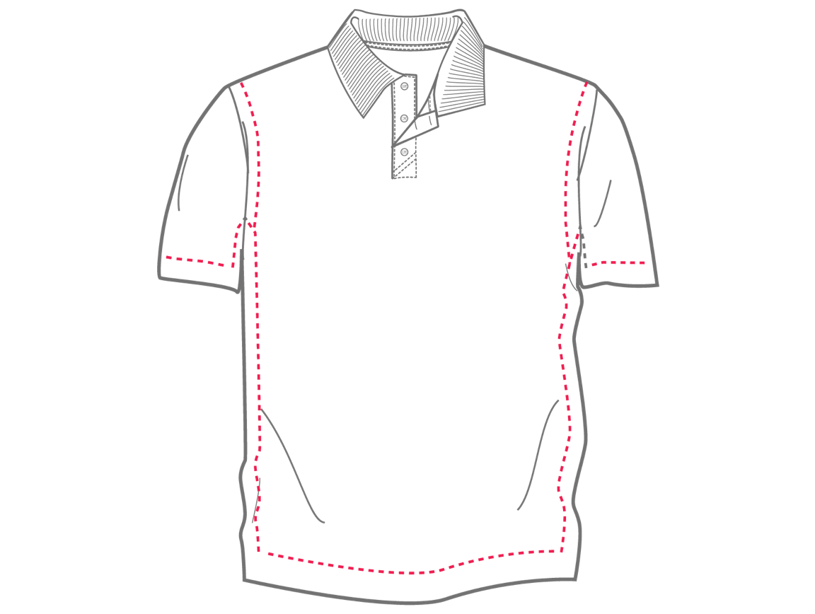 Tailored Fit sizing chart
