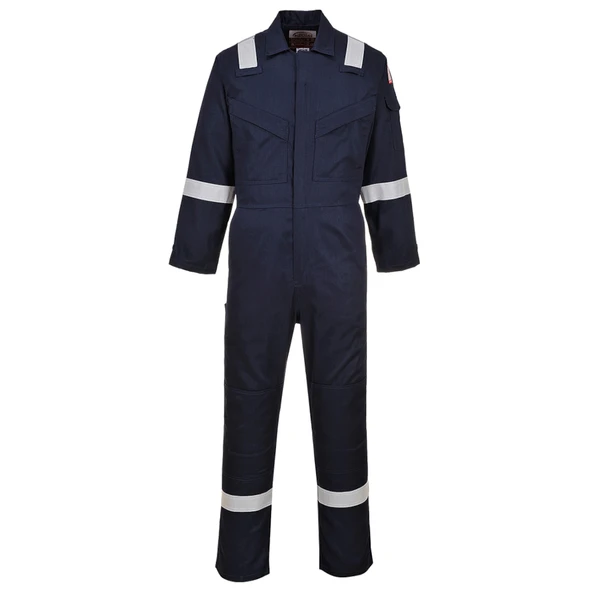 FR21 Flame Retardant Super Light Anti-Static Coverall - Navy - Medium