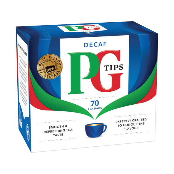 PG Tips Decaffeinated Tea Bags - Pack of 70