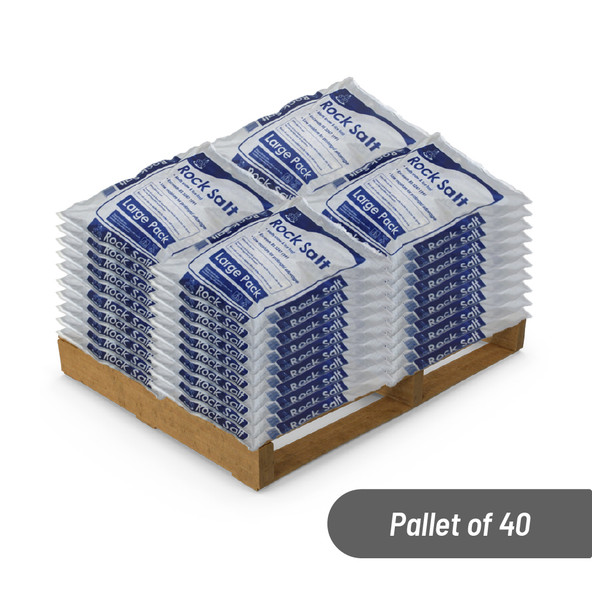 Rock Salt - 25kg - Pallet of 40