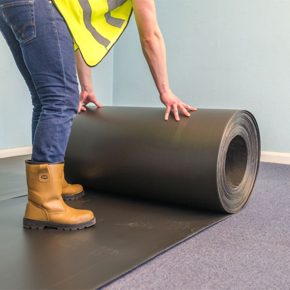 Protecta Board Roll - Standard - Black - 1m (W) x 50m (L) x 3mm (D)