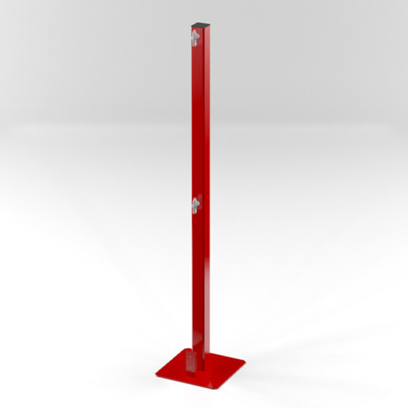 Railsafe Safety Standard Post - 200mm x 1026mm with Anti Luce Fitting