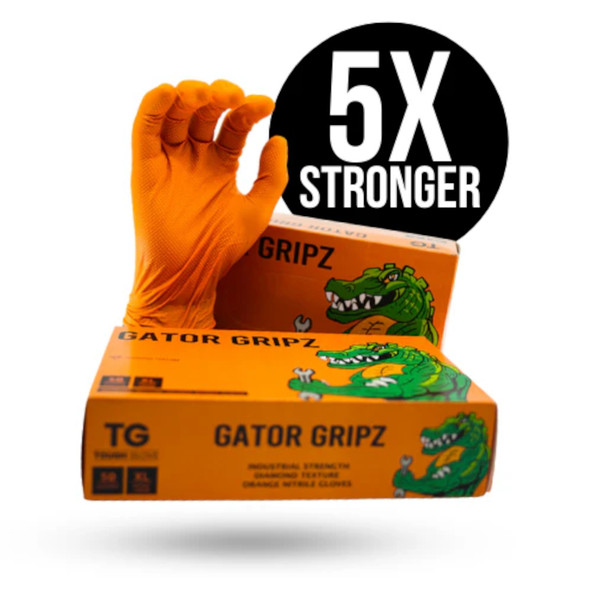 Gator Gripz Orange Gloves