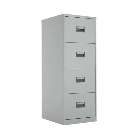 Filing Cabinet - 4 Drawer - Metal - Grey