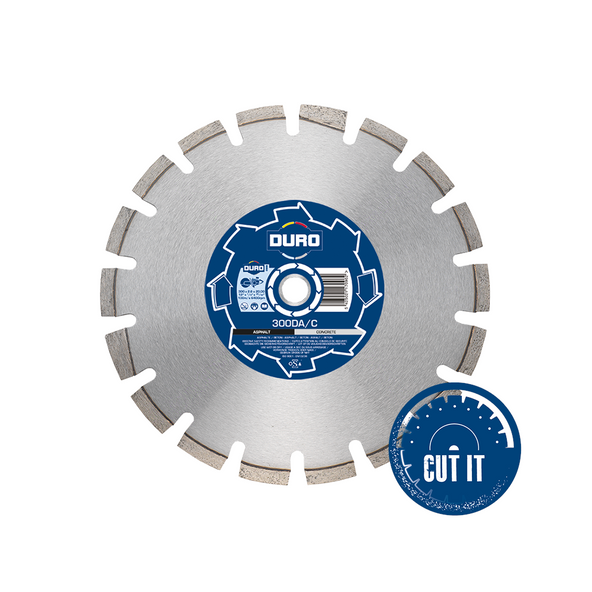 Duro Diamond Blade - 300DA/C - Dual Purpose Concrete & Asphalt - 300mm / 12"