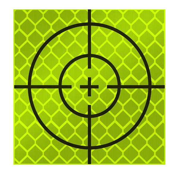 Retro Target - Yellow - 40mm