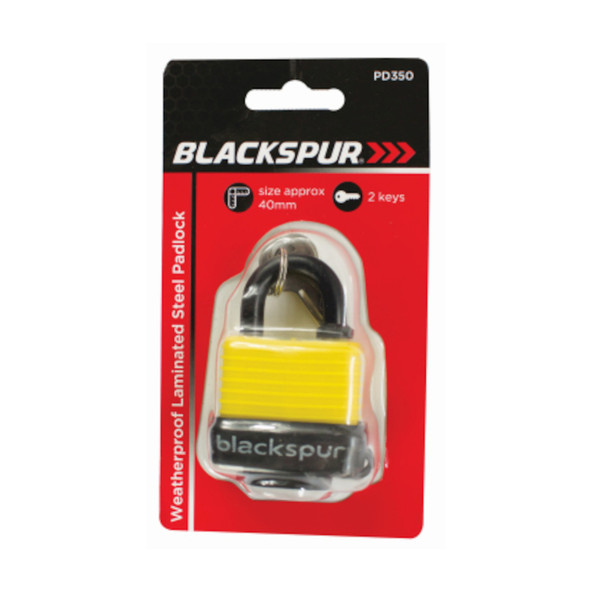 Weatherproof Laminated Padlock - 40mm