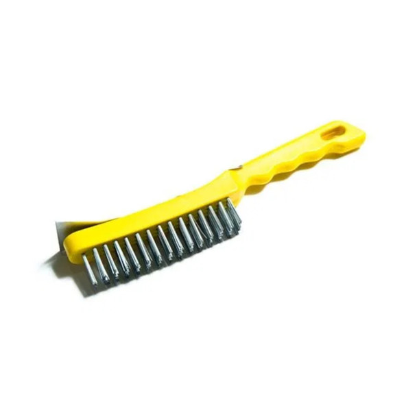 Heavy Duty Wire Brush c/w Scraper