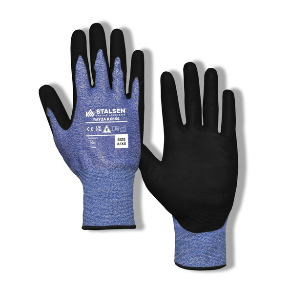 Rayza RX556 Lightweight Touchscreen Nitrile Palm - Cut Level E Glove