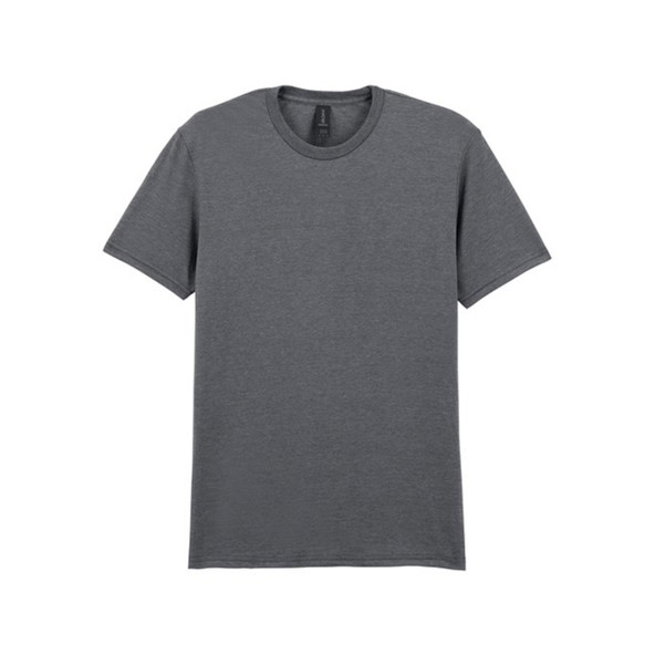 GD001 Softstyle Adult Ringspun T-Shirt - Dark Heather - (M)