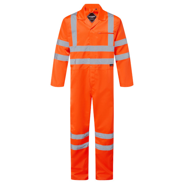 Hi Vis Coverall 38481 - Orange - (XL) - Clearance