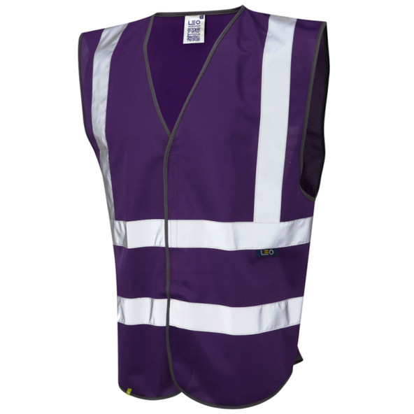 Hi Vis Waistcoat - Purple - (S)