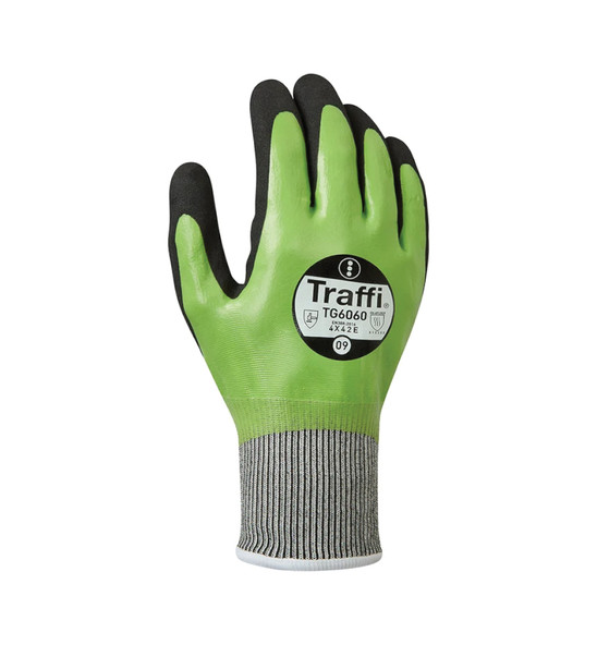 Traffi TG6060 Fully Coated Cut Level F Glove