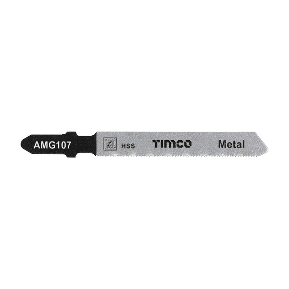 TIMCO Jigsaw Blades - Metal Cutting - HSS Blades - T118G - T118G - Pack of 5