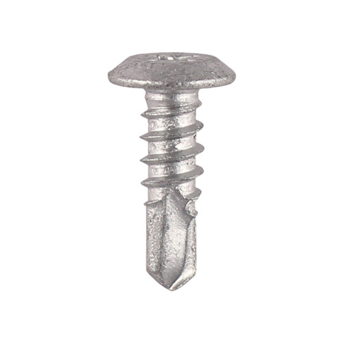 TIMCO Metal Construction Sheet & Framing Screws - PH - Low Profile Pan - Exterior - Silver Organic - 4.8mm x 16mm - Box of 500