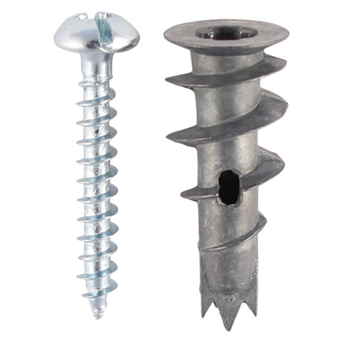 TIMCO Metal Speed Plugs with Screws - Zinc - 31.5mm - Tub of 300