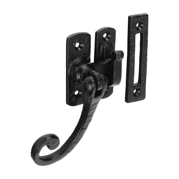 TIMCO Curly Tail Casement Fastener - Antique Black - 86mm