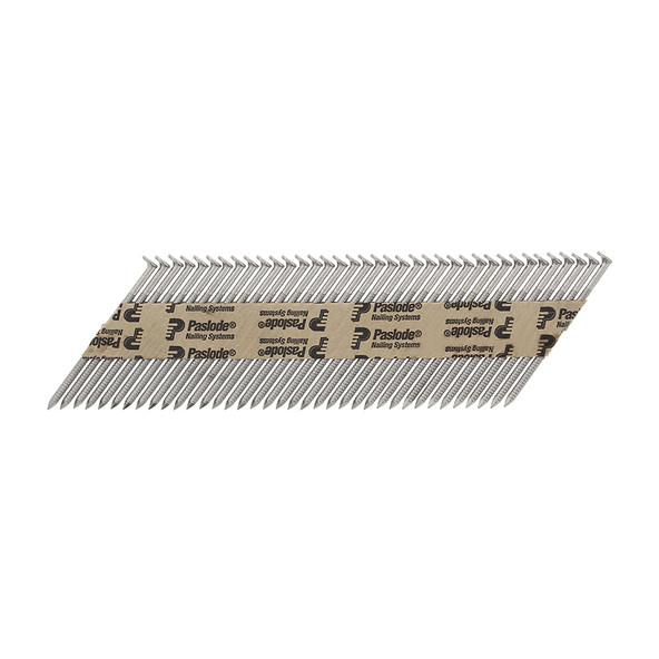 Paslode Paslode IM360Ci Nails & Fuel Cells Retail Pack - Ring Shank - Stainless Steel - 140626 - 2.8 x 63/1CFC - Box of 1100