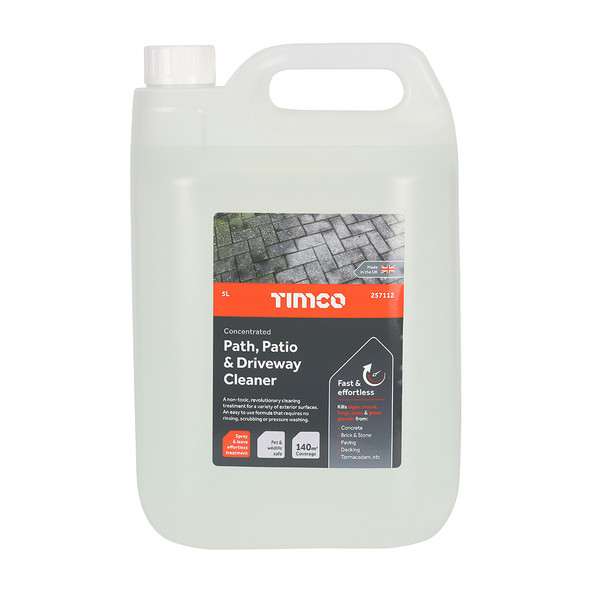 TIMCO Path Patio & Driveway Cleaner Concentrate - 5 Litre