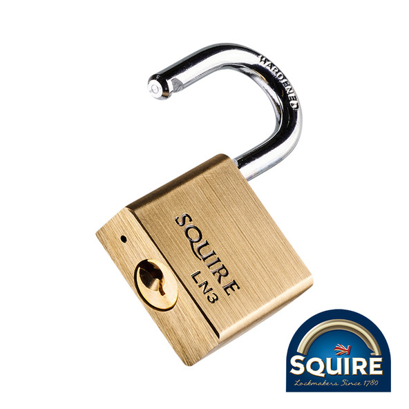 Squire Premium Brass Lion Padlock - LN3 - 30mm