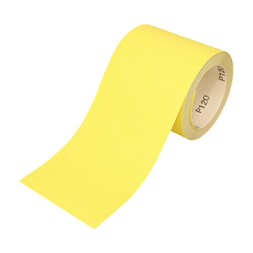TIMCO Sandpaper Roll - 60 Grit - Yellow - 115mm x 10m