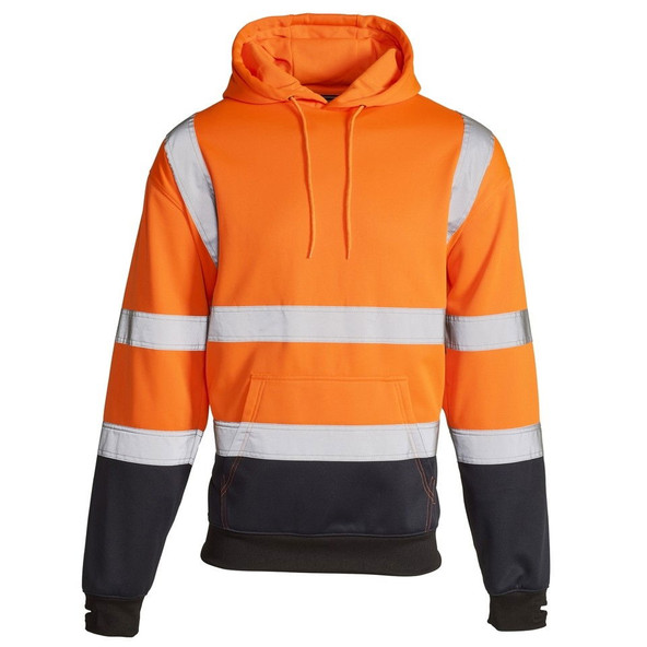 Two-tone Hi Vis Hoodie Sweatshirt