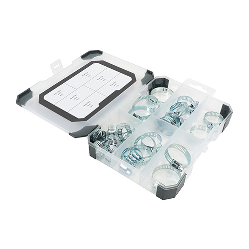 TIMCO Mixed Tray - Hose Clips - Tray of 25