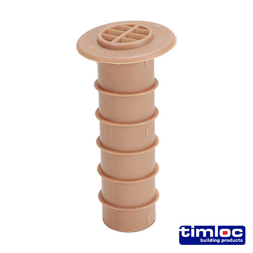 TIMLOC Cavity Wall Drill Vent - Buff - DV2 - 80mm - Box of 50