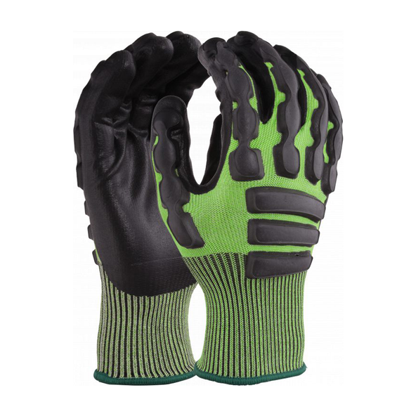 INF-C5 Impact Cut Level C Green Glove - (Size 10)