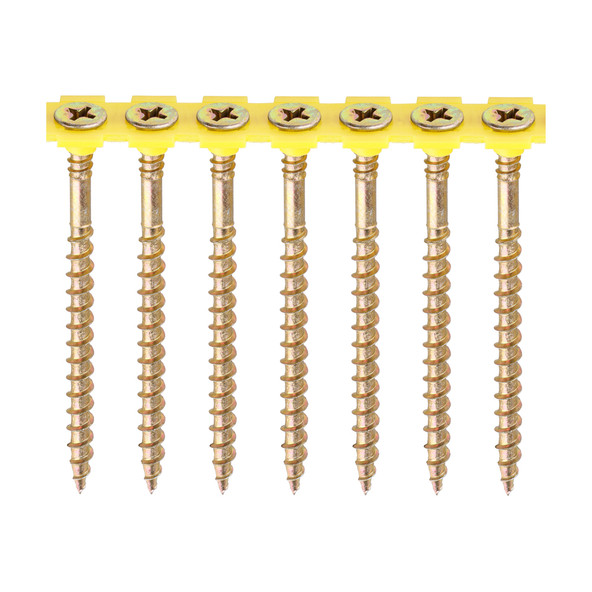 Solo Collated Chipboard & Woodscrews - PH - Double Countersunk - Yellow