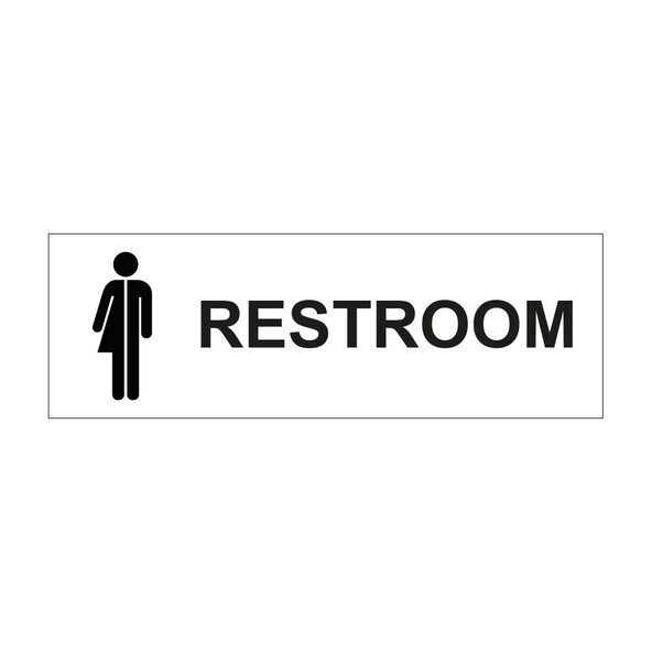 Gender Neutral Restroom - 300x100mmx1PVC