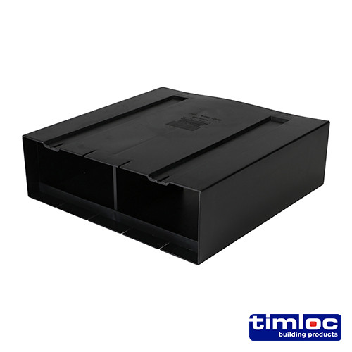 TIMLOC Through-Wall Cavity Sleeve for One Airbrick - 1202/1 - 229 x 76mm