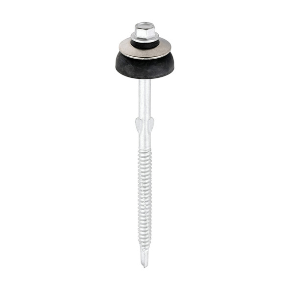 Metal Construction Fibre Cement Board to Light Section Screws - Hex - Self-Drilling - Exterior - Silver Organic